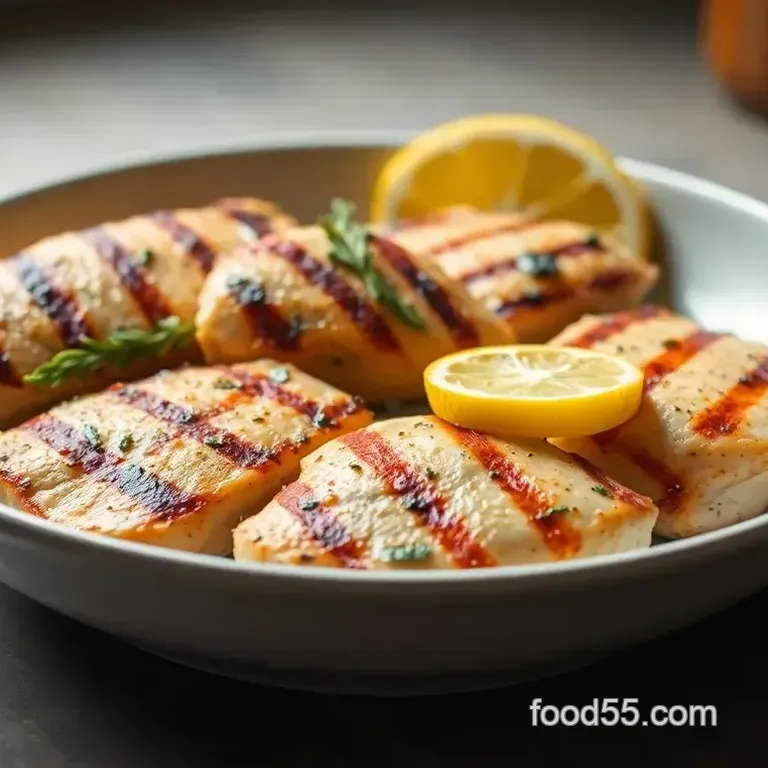 My Zesty Low Sodium Lemon Herb Grilled Chicken Recipe