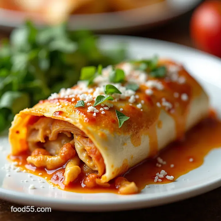 Zesty LowCarb Chicken Enchilada RollUps